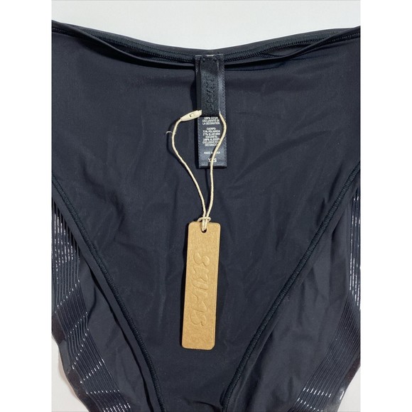 Skims Jelly Sheer Cheeky Brief Panty Panties Women's XXS Black Onyx Sexy NEW - Picture 10 of 15